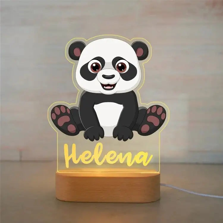 Custom Name Acrylic Lamp Baby Kids Bedroom Decoration