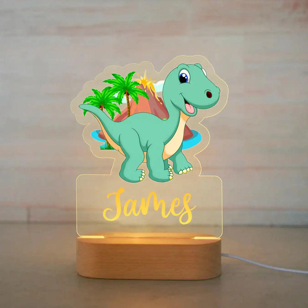 Custom Name Acrylic Lamp Baby Kids Bedroom Decoration