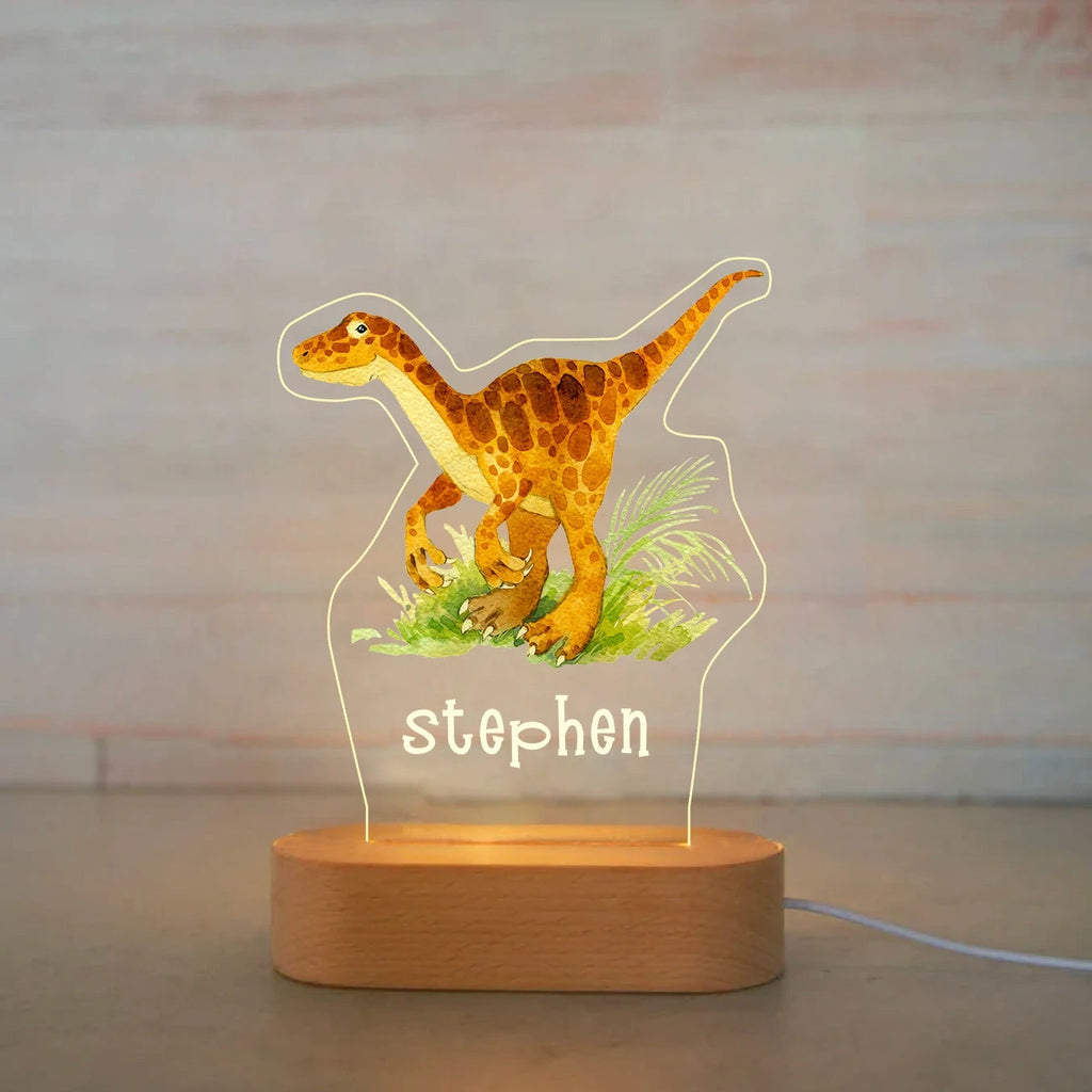 Custom Name Acrylic Lamp Baby Kids Bedroom Decoration