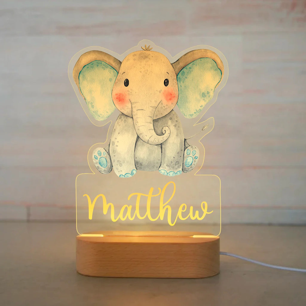 Custom Name Acrylic Lamp Baby Kids Bedroom Decoration