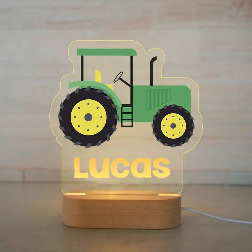 Custom Name Acrylic Lamp Baby Kids Bedroom Decoration