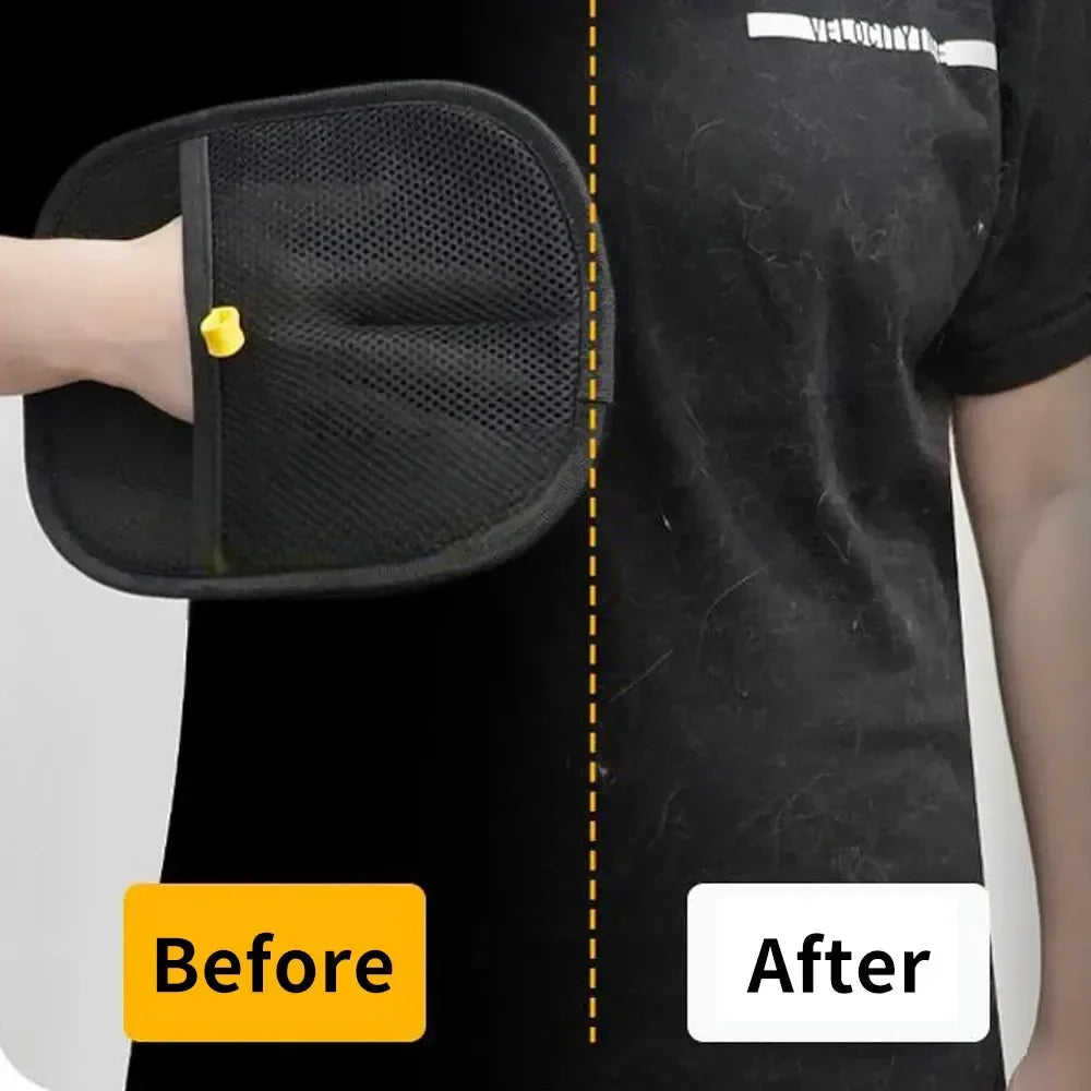Grooming & Deshedding Gloves for Dogs Cats - Works on Sofa Carpet Clothes