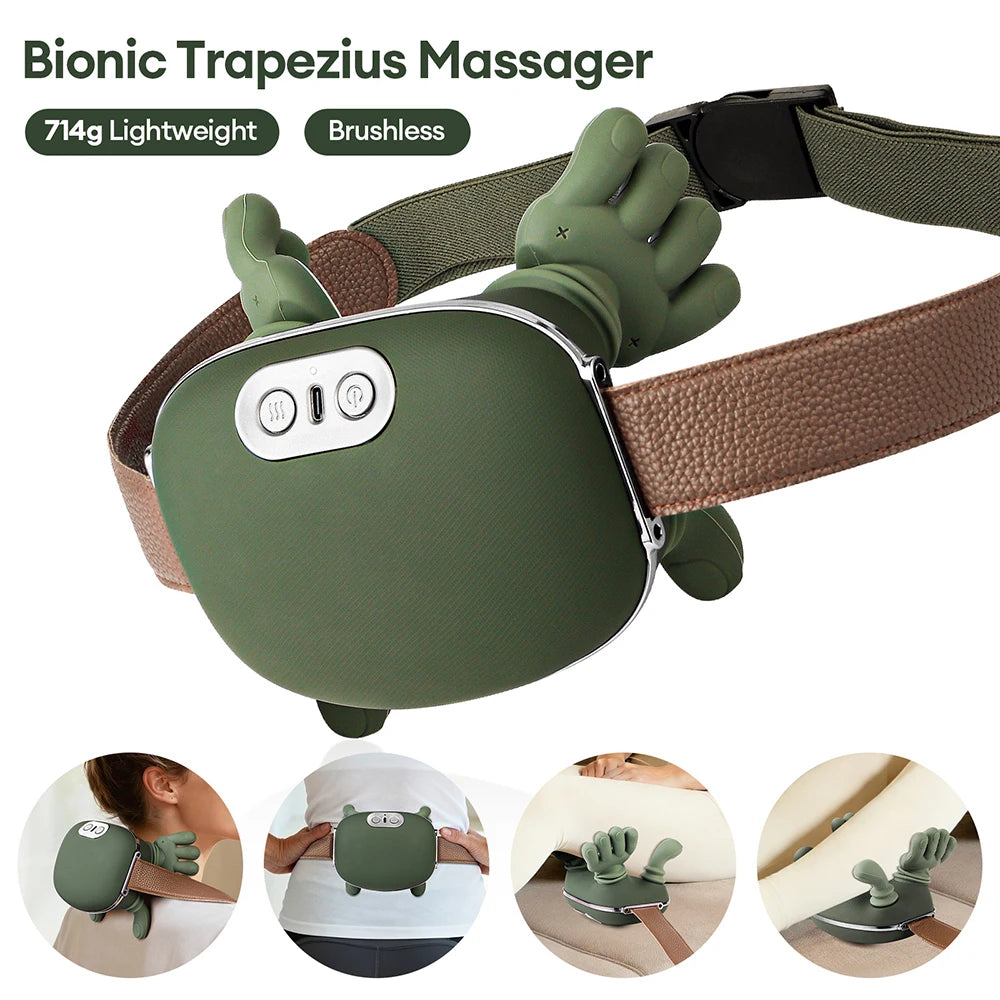 4D Bionic Finger Neck Shoulder Massager Wireless
