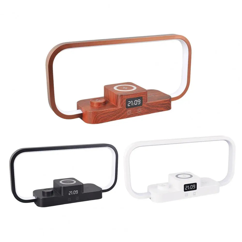 3-In-1 Bedside Lamp with Wireless Charger