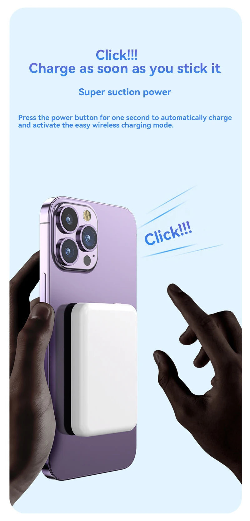 OnePlus 50000mAh Wireless Magnetic Power Bank Charger