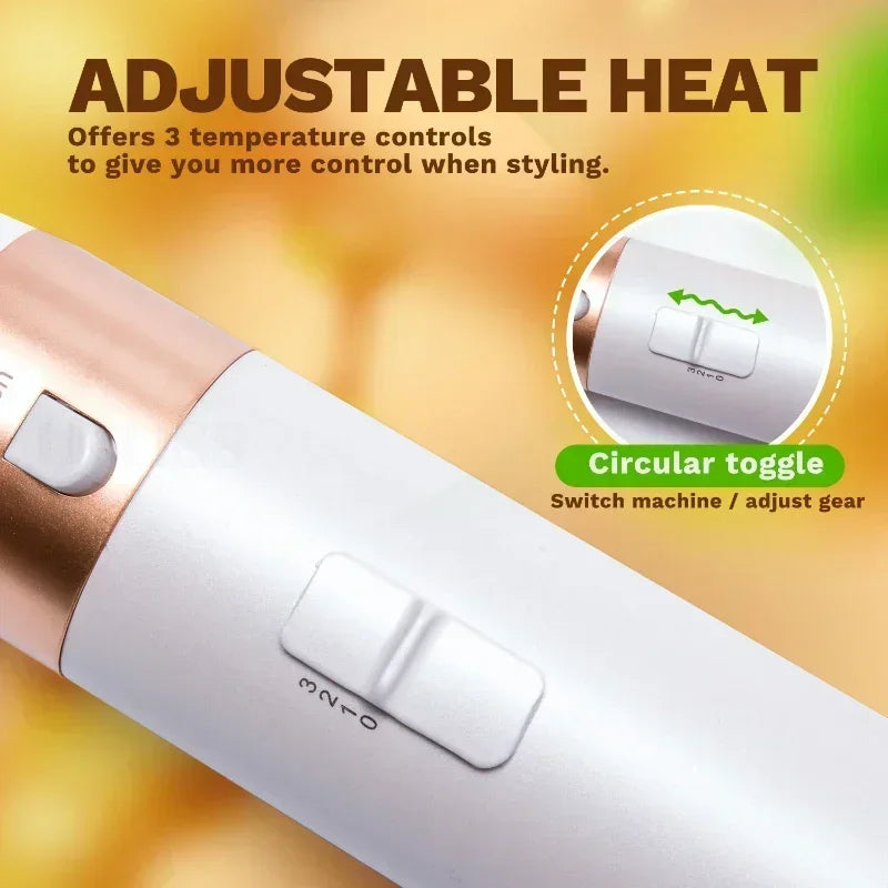 5 in 1 Hair Dryer Hot Comb Set Professional Curling Iron Hair Straightener Styling Tool