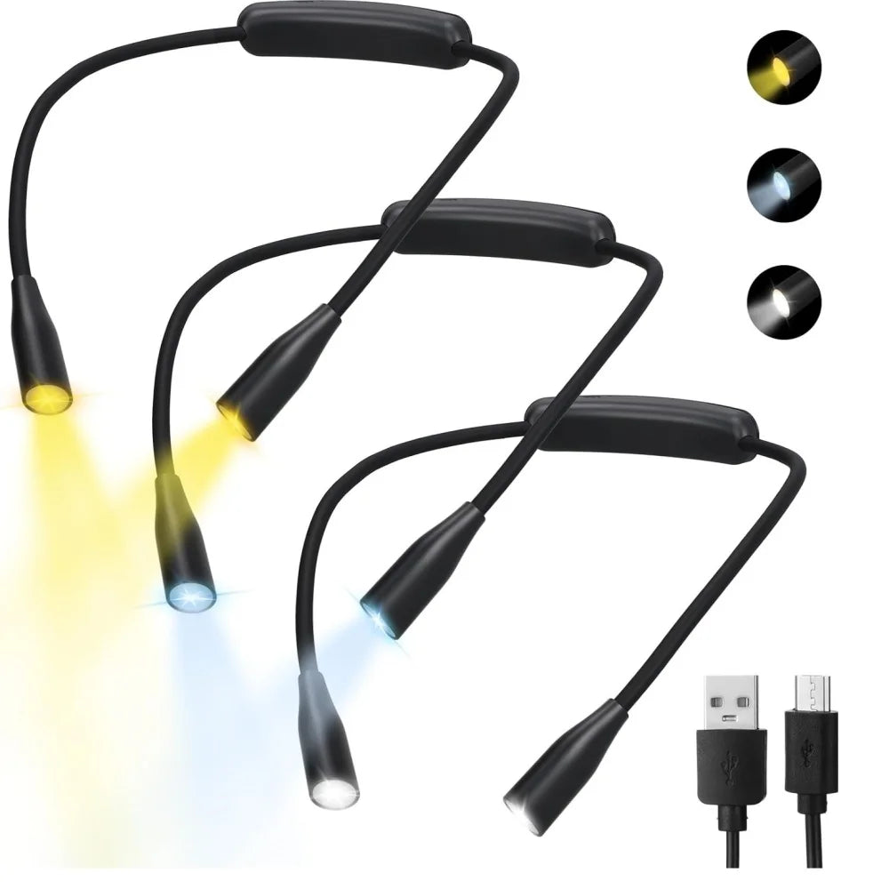 Rechargeable LED Neck Reading Lights Neck