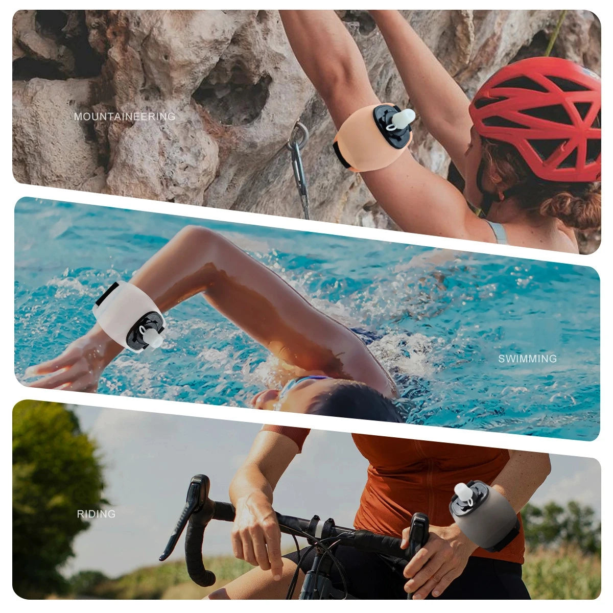 Portable Outdoor Sports Cycling Wrist Water Bottle