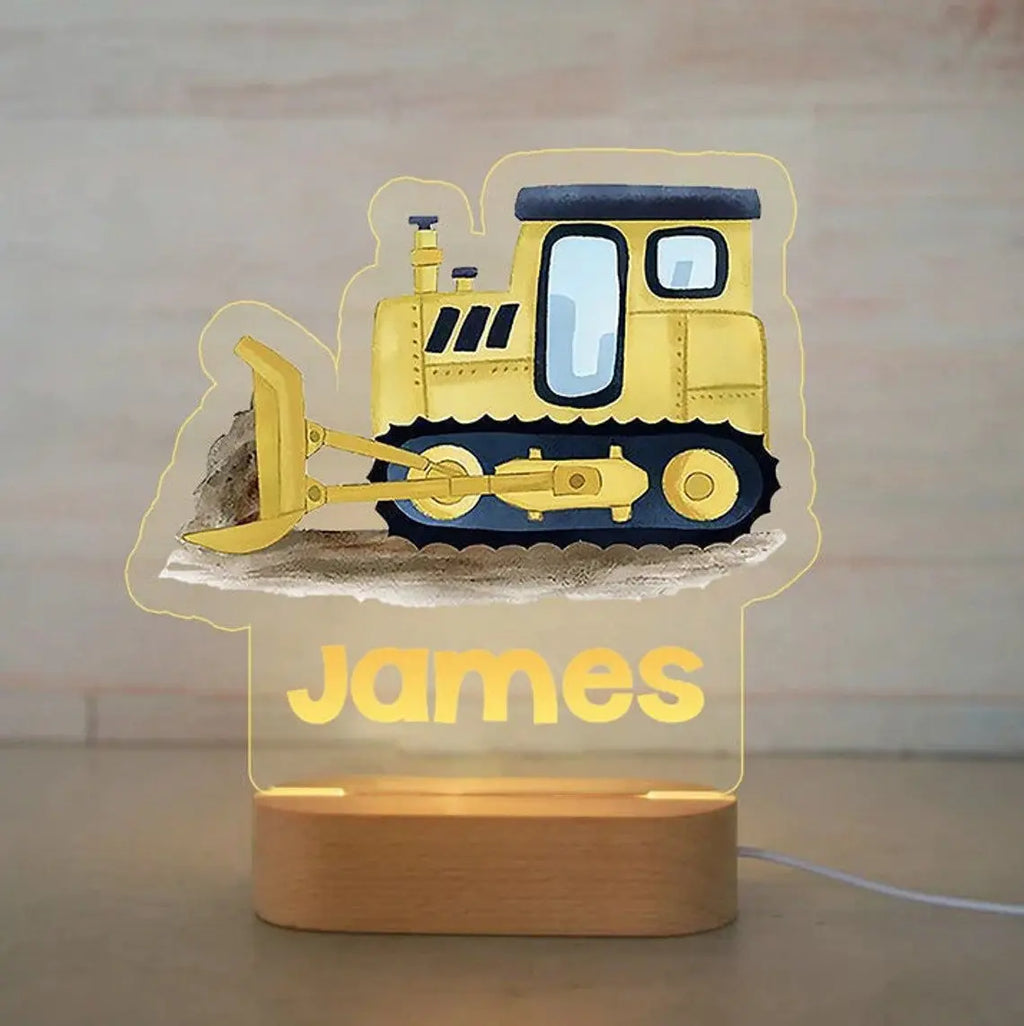 Custom Name Acrylic Lamp Baby Kids Bedroom Decoration