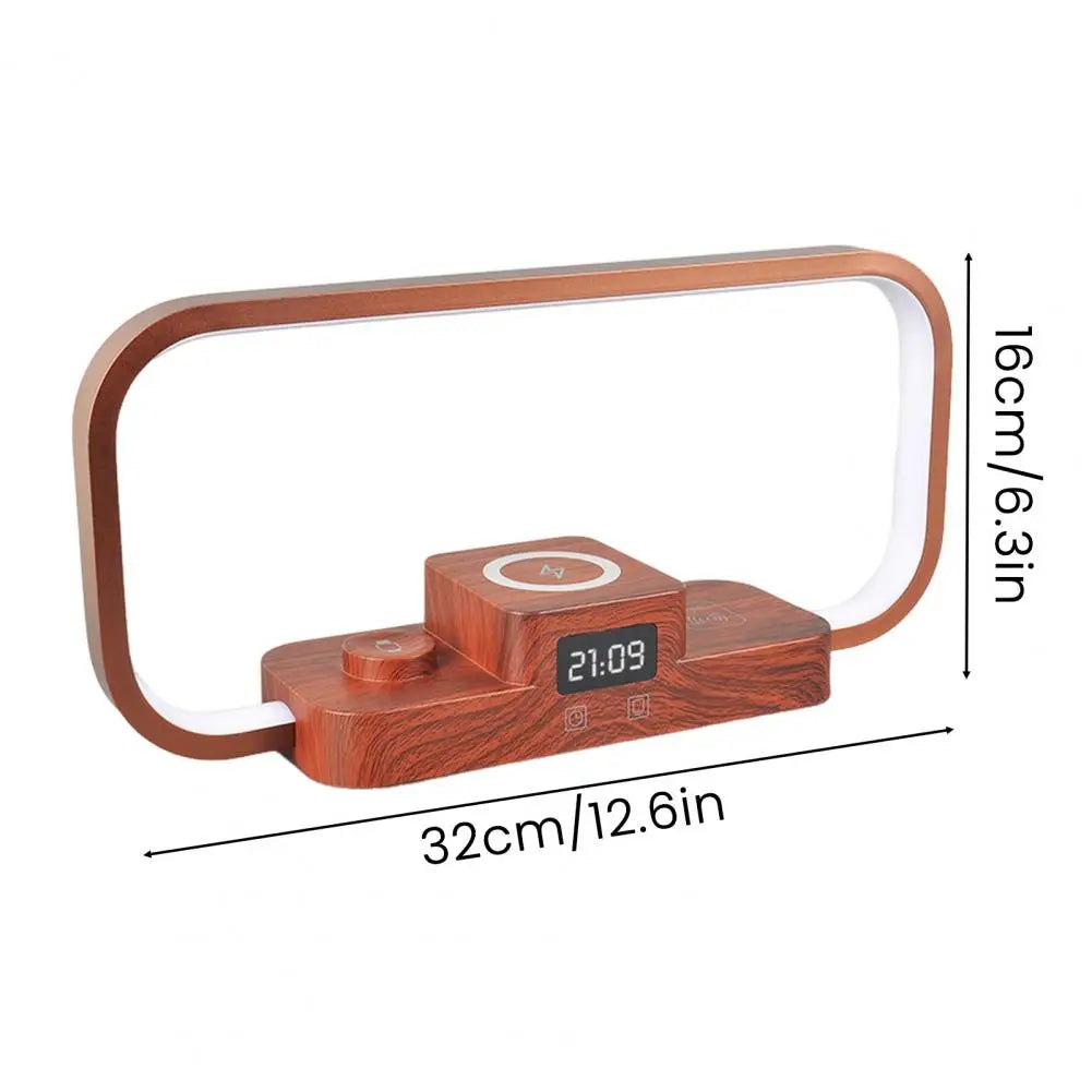 3-In-1 Bedside Lamp with Wireless Charger