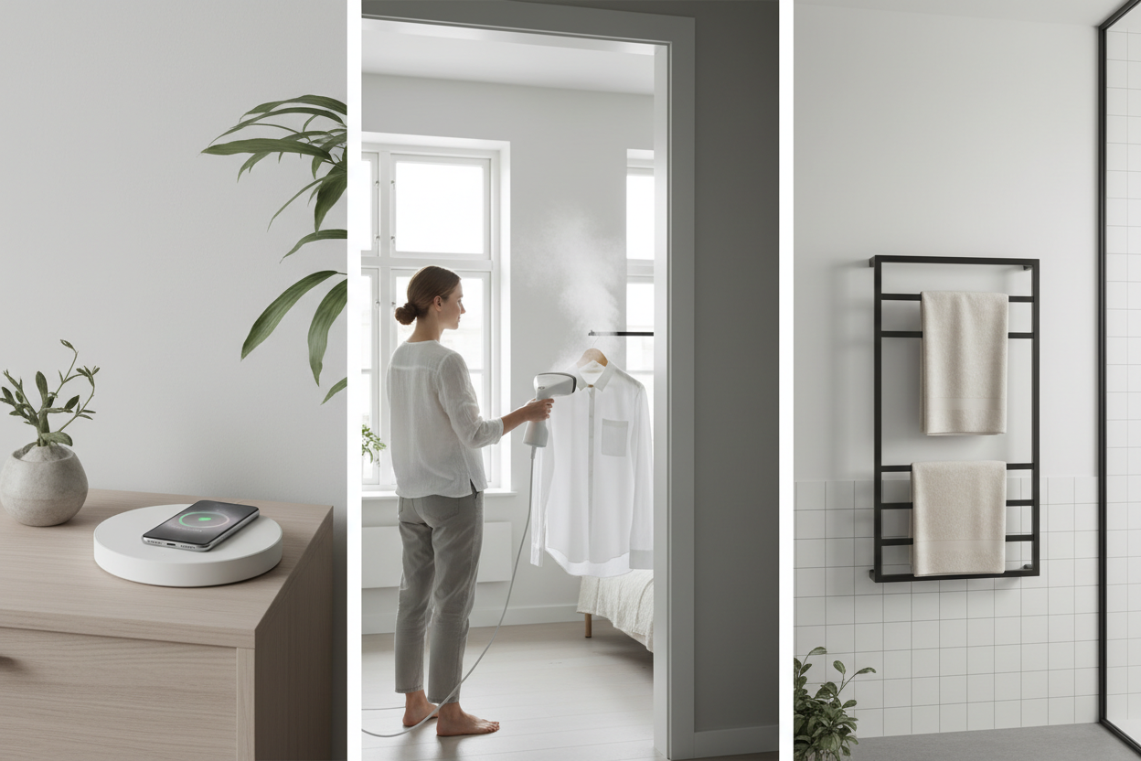 Hero image med produkter i bruk